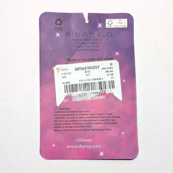 Disney Princess Moana Mini Backpack Bookbag Adjustable Straps Zippered Bioworld - Picture 5 of 11